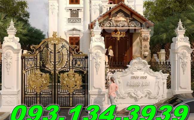 Mẫu cổng đá tự nhiên đẹp^2025